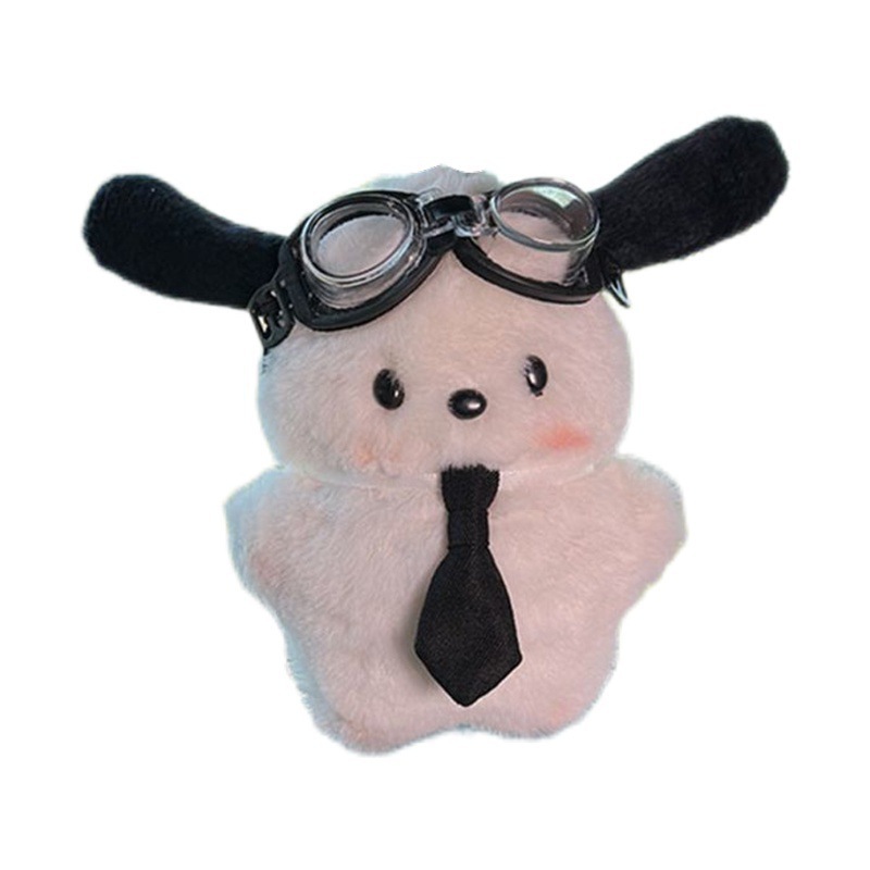 Cartoon Pacha perros colgantes de automóviles colgantes de espejo retrovisor lindo muñeca de peluche colgantes de regalo personalidad colgantes de automóviles