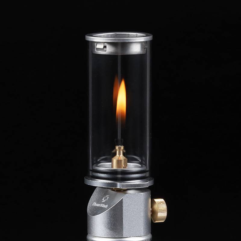 실버 직선 투명 가스 램프 TW2001