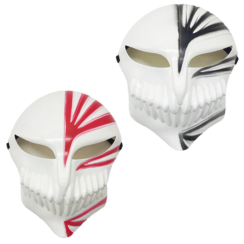 Death God Mask Movie Cosplay Ichigo Kurosaki Naruto Full Face Death God Mask Halloween Cartoon Mask