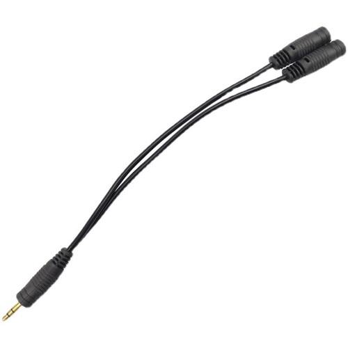 3.5mm Splitter Headphone Split Cable Adapter Extension Cable Couple Cable 1 Male to 2 Female Audio Cable