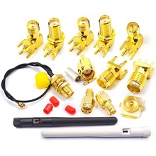 SMA/UFL/IPEX/IPX接头天线座子SMA-KE母座插座RF射频连接器母公头