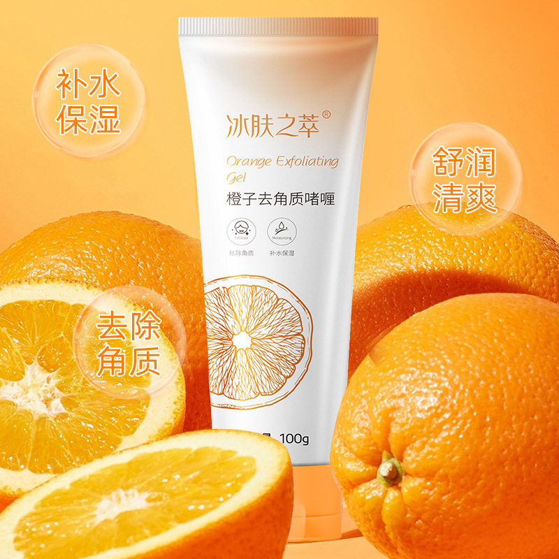 Gel exfoliante de piel de hielo, gel al por mayor, limpieza profunda de piel muerta, exfoliante para todo el cuerpo.