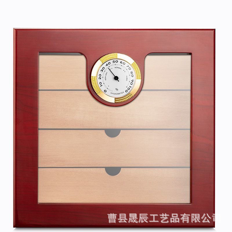 Caja de cigarros de madera americana extraíble multi-capa caja de almacenamiento de cigarros de gran capacidad caja de cigarrillos en casa caja hidratante