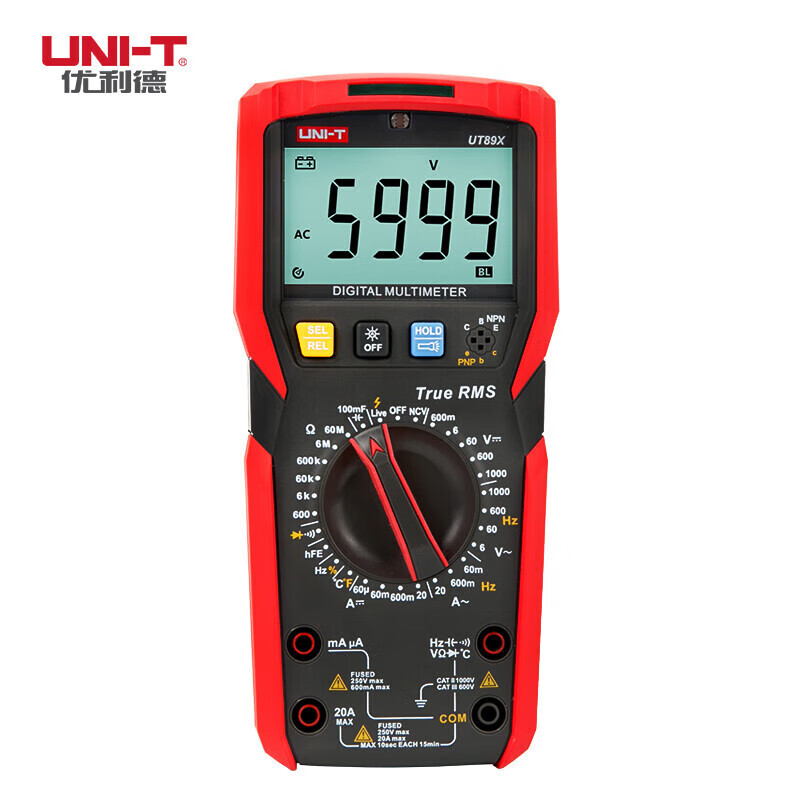 Ulide UNI-T multímetro digital UT89X NCV