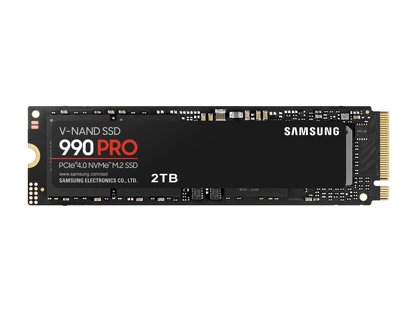 Samsung 990 Pro 2TB SSD твердотельный диск интерфейс M.2 протокол NVME PCIe 4.0 x4 4TB