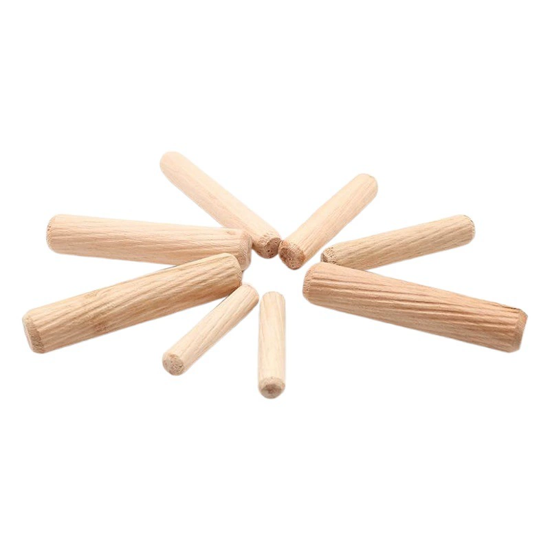 Прямые продажи с фабрики m6m8m10m12, круглая пробка, деревянный наконечник, деревянный гвоздь, деревянный шип, мебельный соединитель, пробка из эвкалипта в форме лотоса