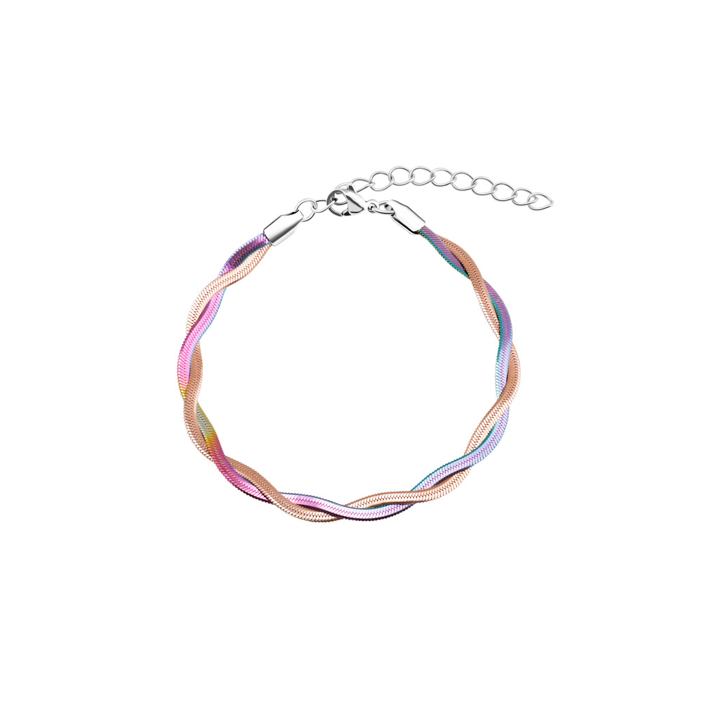 6g Weight Bracelets, Necklace Classification 1 Piece Quantity Daily Occasion Stainless Steel Material Geometric Pattern Unisex Gender Plating Design IG Style Style Stainless Steel IG Style Geometric Plating Bracelets Necklace 10