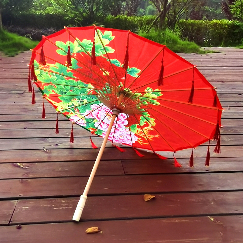 装饰伞室内室外中式吊顶中国风古伞防雨防晒古风舞蹈道具油纸伞详情26