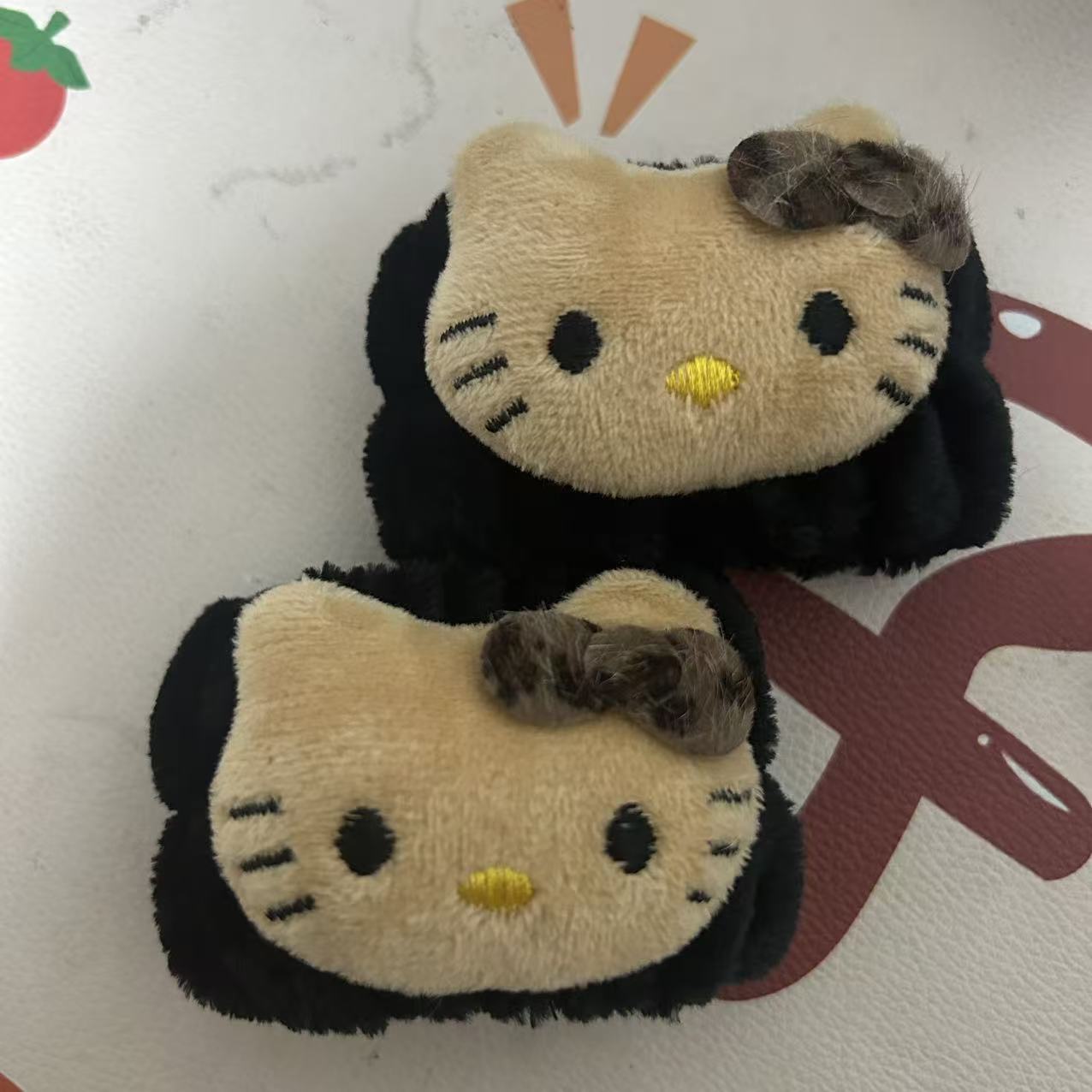 검은색 꼬마 KT 고양이 인형 [1개]