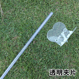 in stock wholesale aluminum film balloon transparent clip aluminum foil balloon accessories matching pole matching handheld