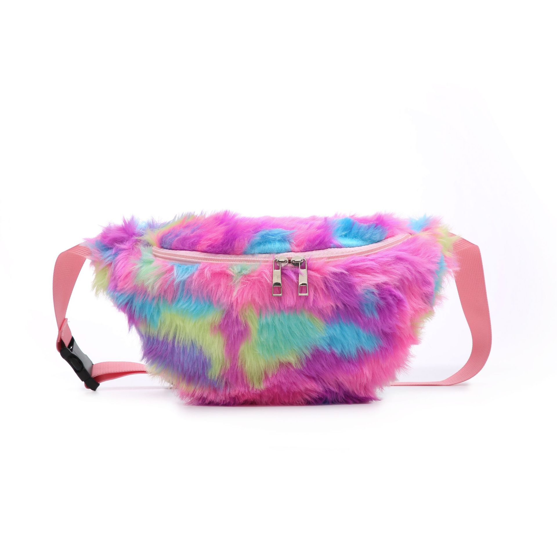 毛绒腰包