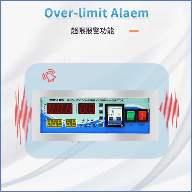 Incubadora completamente automática termostato XM-18D pollo pato ganso incubadora controlador transfronterizo accesorios de la incubadora de exportación