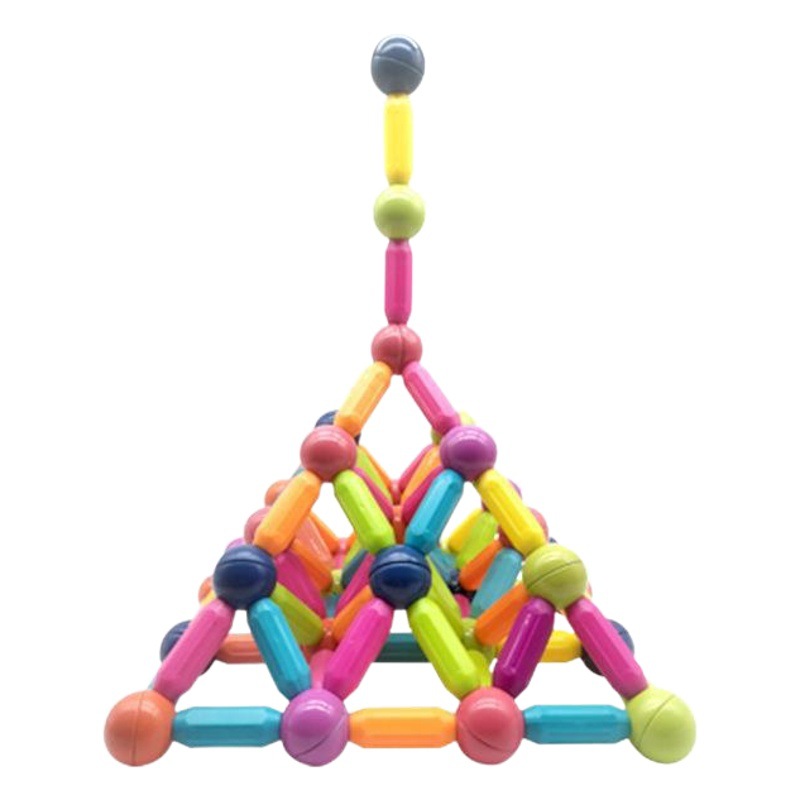 Magnético fuerte varilla magnética grande rompecabezas para niños juguetes de educación temprana hombres y mujeres inserción de bebé barras magnéticas transfronterizas bloques de construcción al por mayor