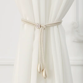 窗帘绑带;窗帘扣