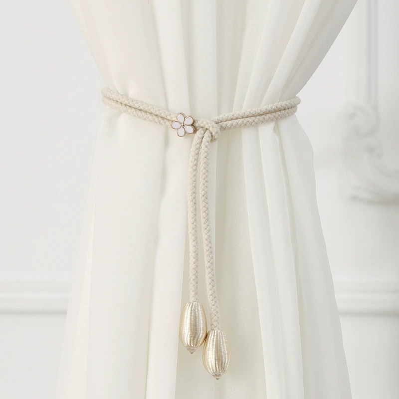 Шторы с ремешками оптовая креативная регулируемая Оксфордская хлопковая веревка