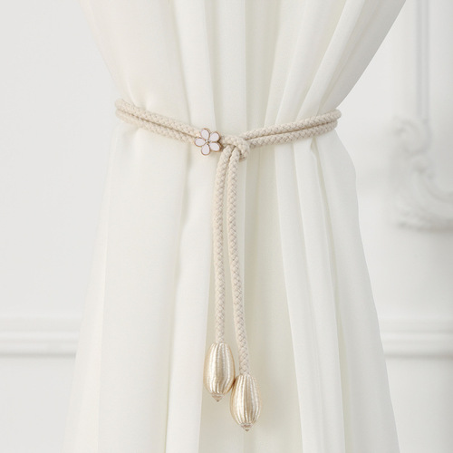 Wholesale Creative Adjustable Oxford Cotton Rope Curtain Ties, Curtain Accessories for Tying Up Curtains