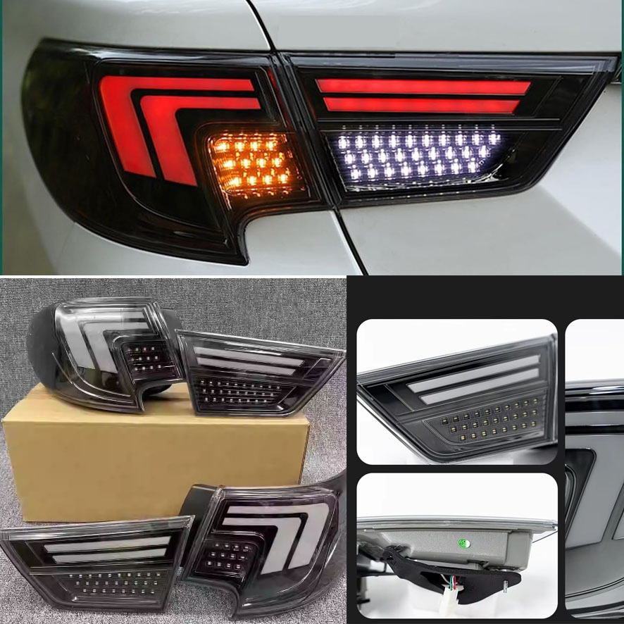 Aplicable a 13 - 17 Toyota nuevo Ruizhi versión japonesa de negro GS conjunto de luz trasera LED luz de freno de servicio