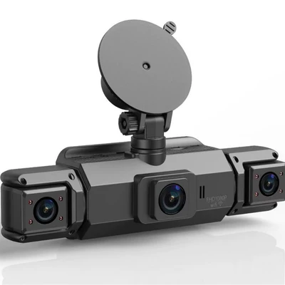 360-Degree Panoramic Driving Recorder, Four-Lens High-Definition Night Vision 1080P, Parking Monitoring, Mobile Phone Connectivity (Driving recorder) - four-lens-car-front-left-right-and-rear-reversing-images-wifi