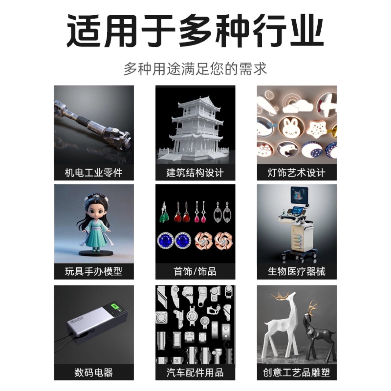 Metal 3D Printing Aluminum Alloy Titanium Alloy Stainless Steel Mold Steel Slm Industrial Grade Prototype Figurine Modeling Model