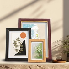 相框A4挂墙裱画框装裱4寸8寸拼图框寸装照片长方形cs新型相框跨境