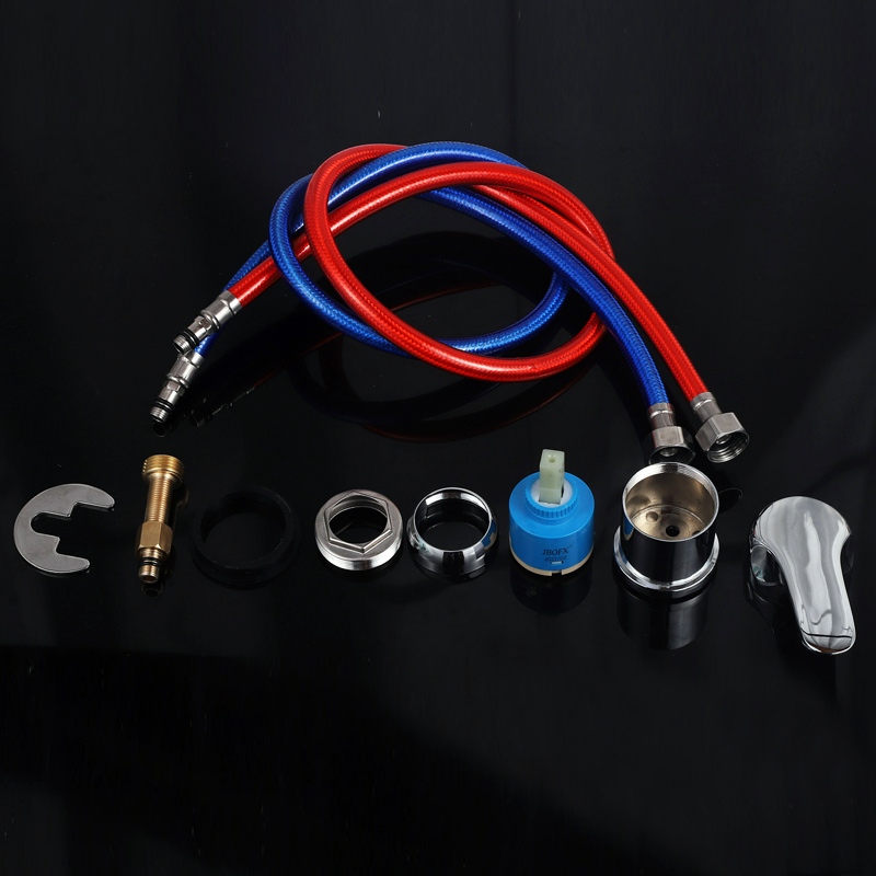 이발소 샴푸 침대 수도꼭지 카드 설치 구리 스크류 밸브 코어 미용실 말굽 개스킷 수리 액세서리