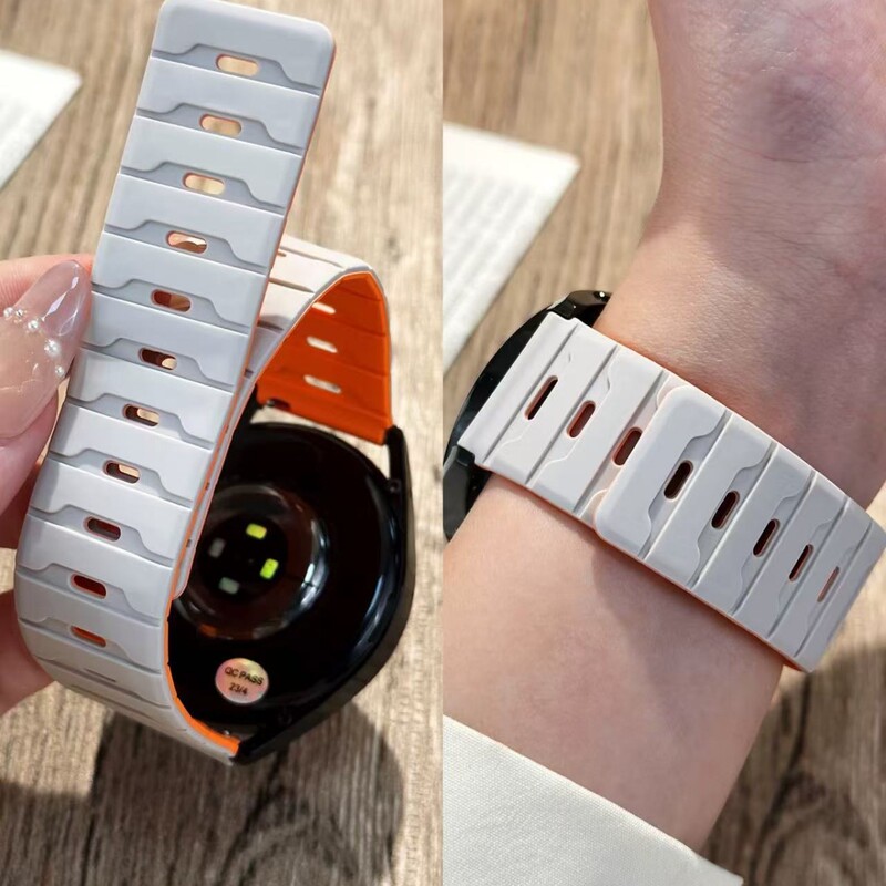 Suitable for Huawei Gt543 Watch Strap Gt6 Magnetic Silicone Watch5 Classy High-End Sense 5Pro Boys and Girls Sports