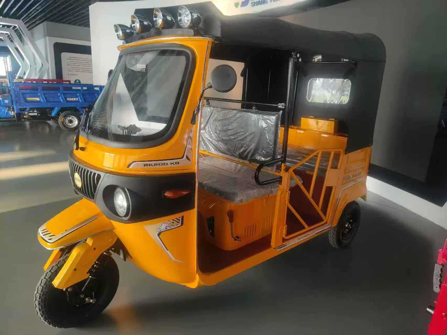 Classic Baijiaji Electric Version Tricycle Tuk-tuk High Power Open Passenger Adult with Canopy Tricycle