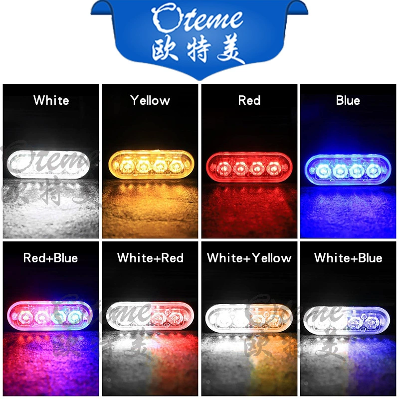 OTM Truck, LED ultra thin indicator lamp, 24v, flashing light