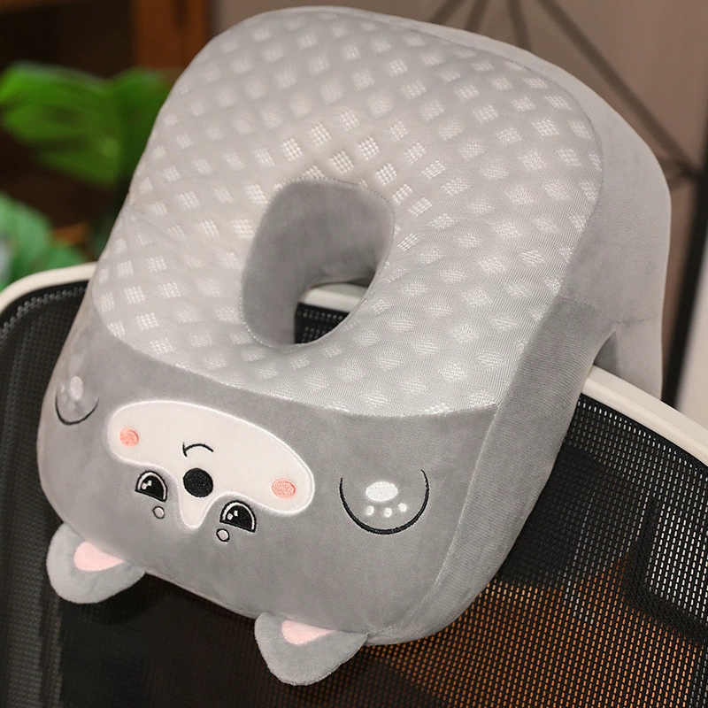 Cool silk pillow for sleep at lunchtime for students