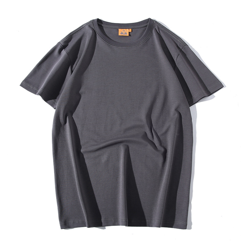 50 hombros, doble cara, antibacteriano, cuello redondo, manga corta, ropa de trabajo, camisa cultural, camiseta de algodón, logotipo personalizado