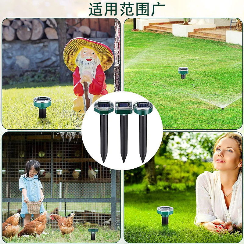 Orchard repelente de insectos repelente de animales repelente de aves repelente de ratón solar repelente de serpiente ultrasónico repelente de perro