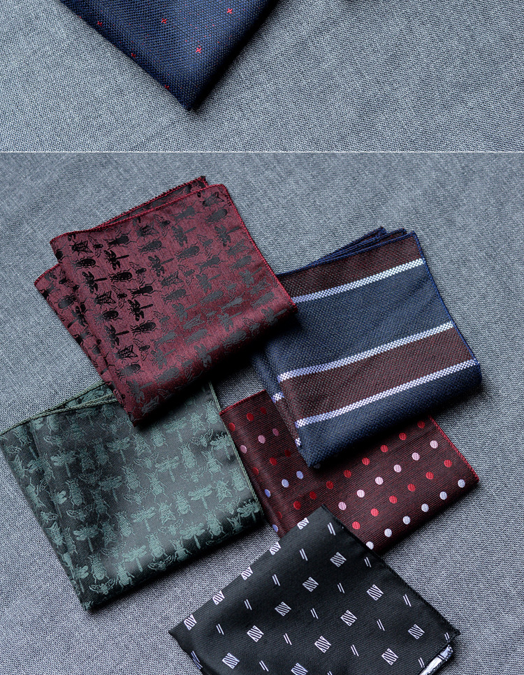 Herrenanzug, Taschentuch, Bankett, Business-Kleid, Tasche, kleiner quadratischer Brustschal, Herren-Accessoires_voghion.com