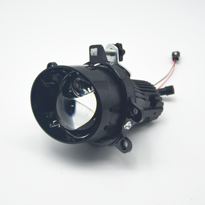 Lentes de doble luz LED para automóviles 70W - 100W Teleproximidad 3.0 Lentes de lámpara de niebla directa única