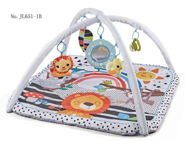 Alfombrilla de juego cuadrada JL661-1B lavable a máquina
