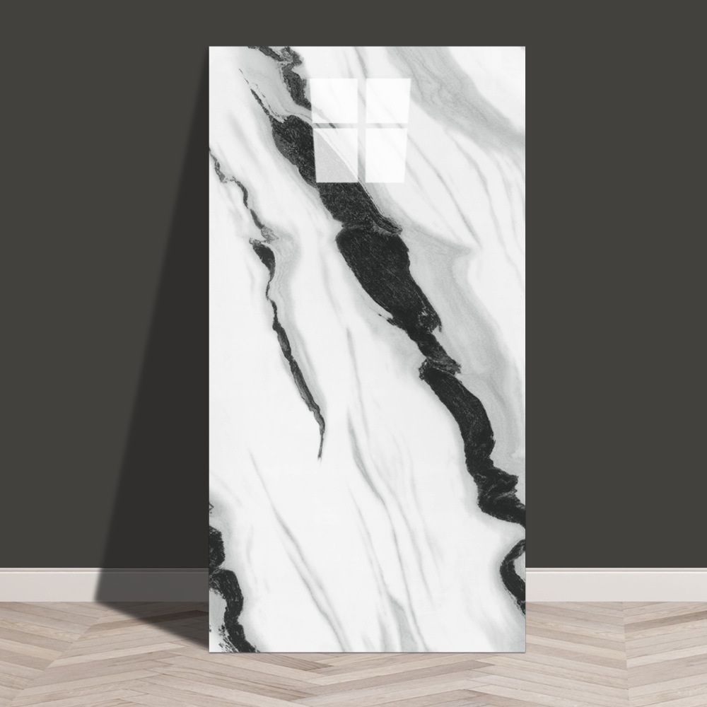 azulejos imitados mármol pegatinas de pared PVC placa de aluminio y plástico decoración papel pintado impermeable a prueba de humedad papel pintado autoadhesivo pegatinas de cocina