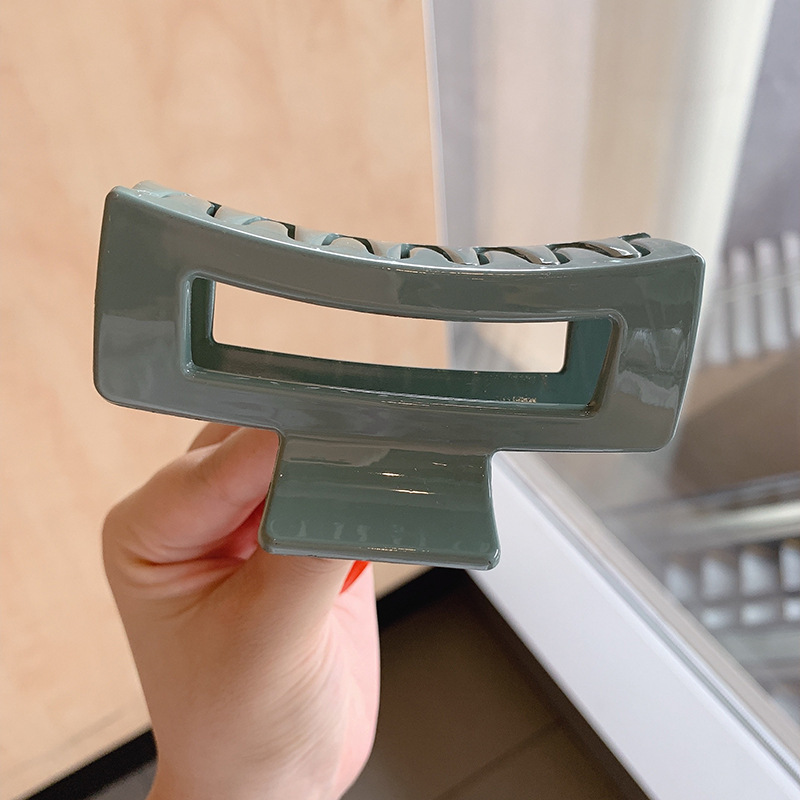 Clip de agarre, gran cantidad de cabello, horquilla esmerilada, horquilla simple, horquilla de tiburón, nuevo y exquisito tocado de alta gama, horquilla femenina