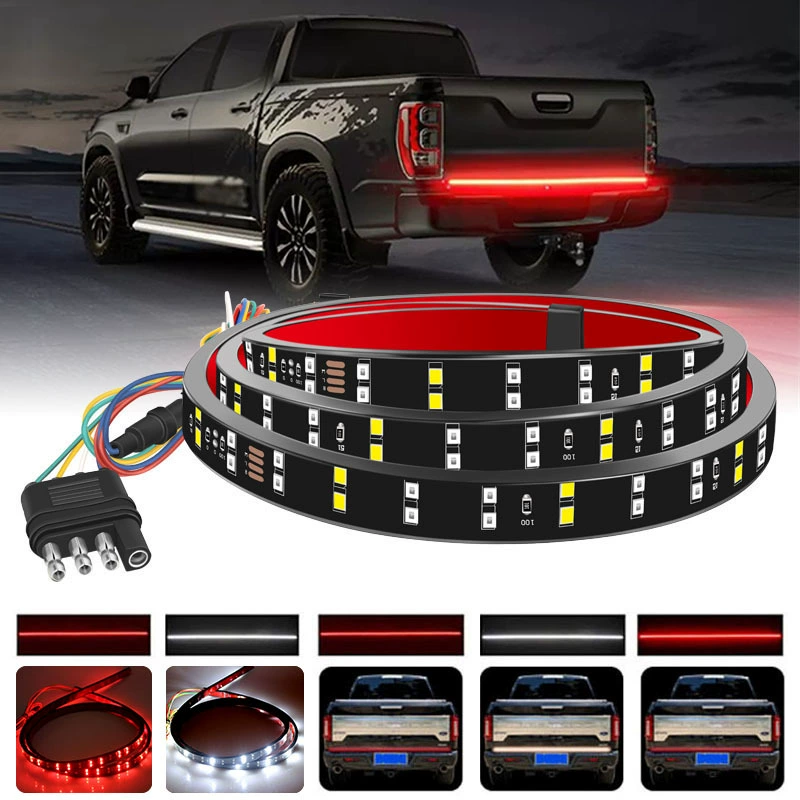 Пикап легкий 60-дюймовый двухрядный европейский и американский 4-Контактный Терминал пикап Автомобильный свет двухцветный рулевой тормоз заднего хода