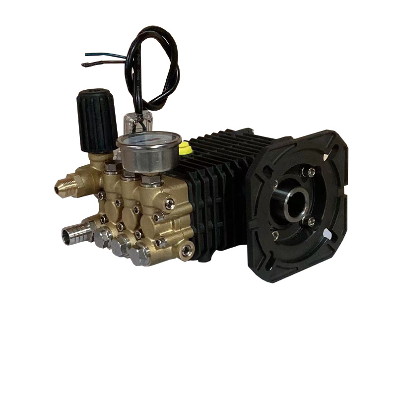 美械LG-1618B高压泵头24轴洗车机柱塞泵清洗机头修理配件黄铜泵头