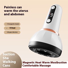 経絡を浚渫し、湿気を取り除く家庭用クロスボーダー電動スクレーピング器具、カッピング器具、腹部マッサージ器具、背中マッサージエッセンシャルオイルスクレーピング器具