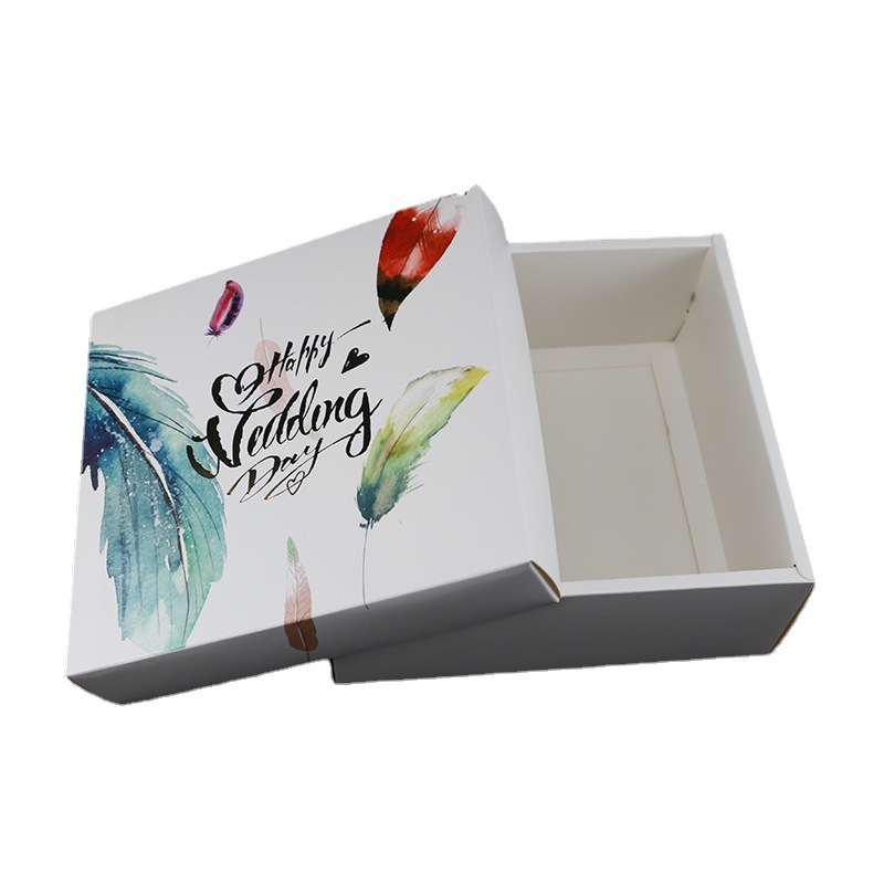 厂家批发儿童内裤烫金覆膜纸盒包装盒 丝巾服装内衣纸盒彩印包装