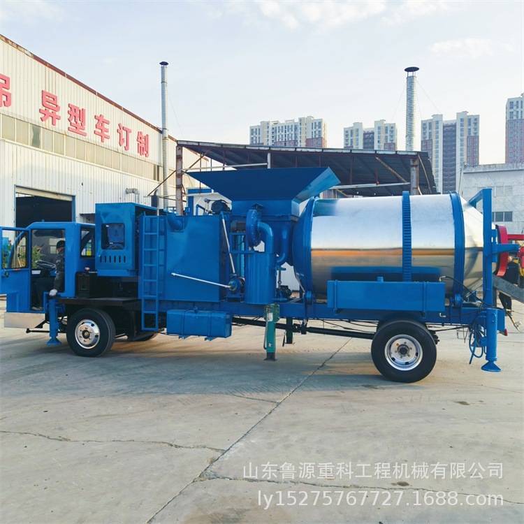 车载稳定土混合料拌和机 块状沥青油融化机 全新沥青搅拌罐