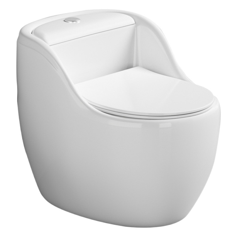 Nuevo hogar inodoro de descarga ultra-alto sifón inodoro Mute desodorante de ahorro de agua de tipo huevo de gran diámetro Baño