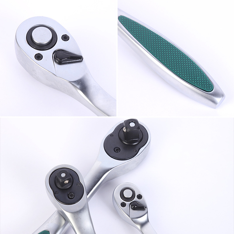 铬钒钢72齿弯柄棘轮扳手大飞中飞小飞汽修工具套筒附件扳手械维修