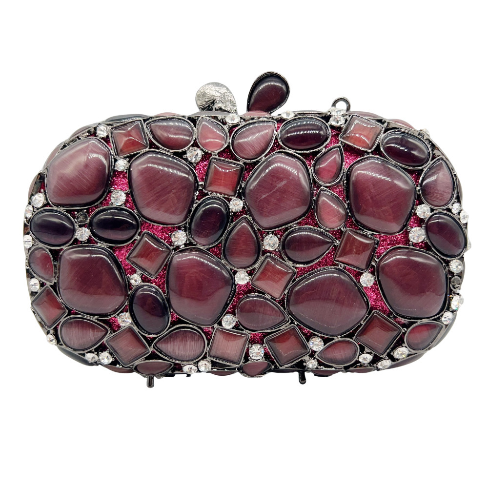 Bolsa de cena con diamantes transfronterizos, bolsa de cristal
