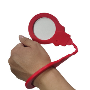 Halloween Stage Performance Silicone Props Handcuffs Children's Day Performance Police Accessories Trick Toys Handcuffs Customization