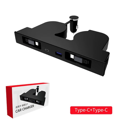 Suitable for Tesla 2025 New Mobil şarj cihazları - black-hidden-renewal-model3y-central-control-expansion-dock-type-ctype-c