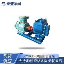 供应80YHCB-60圆弧齿轮泵 罐车齿轮泵 卸车圆弧泵 电动 现货