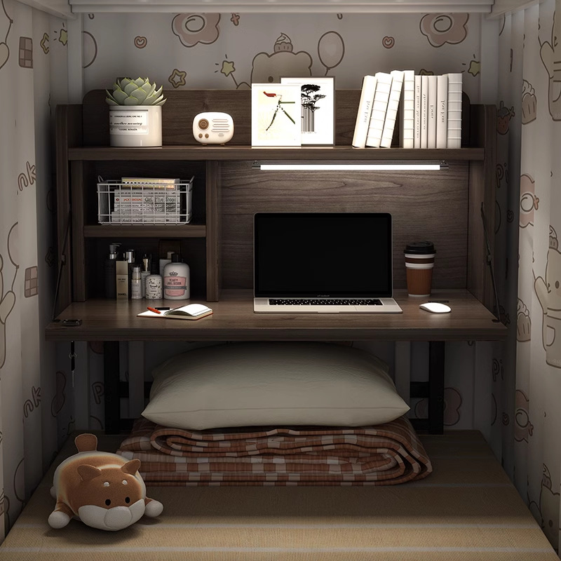 Mesa de cama, mesa de computadora colgante, dormitorio universitario plegable, escritorio, escritorio, dormitorio, escritorio, escritorio, escritorio, escritorio