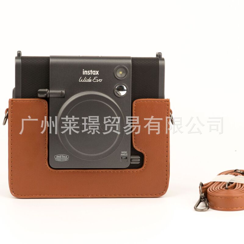 Suitable for Fuji Polaroid Instax Wide Evo Retro Camera Bag Leather Case Leather Bag