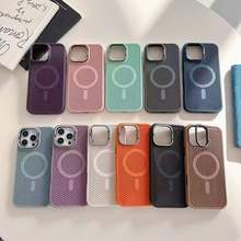 适用iPhone17散热网壳支架手机壳华为P80三星S25蜂窝孔肤感保护套